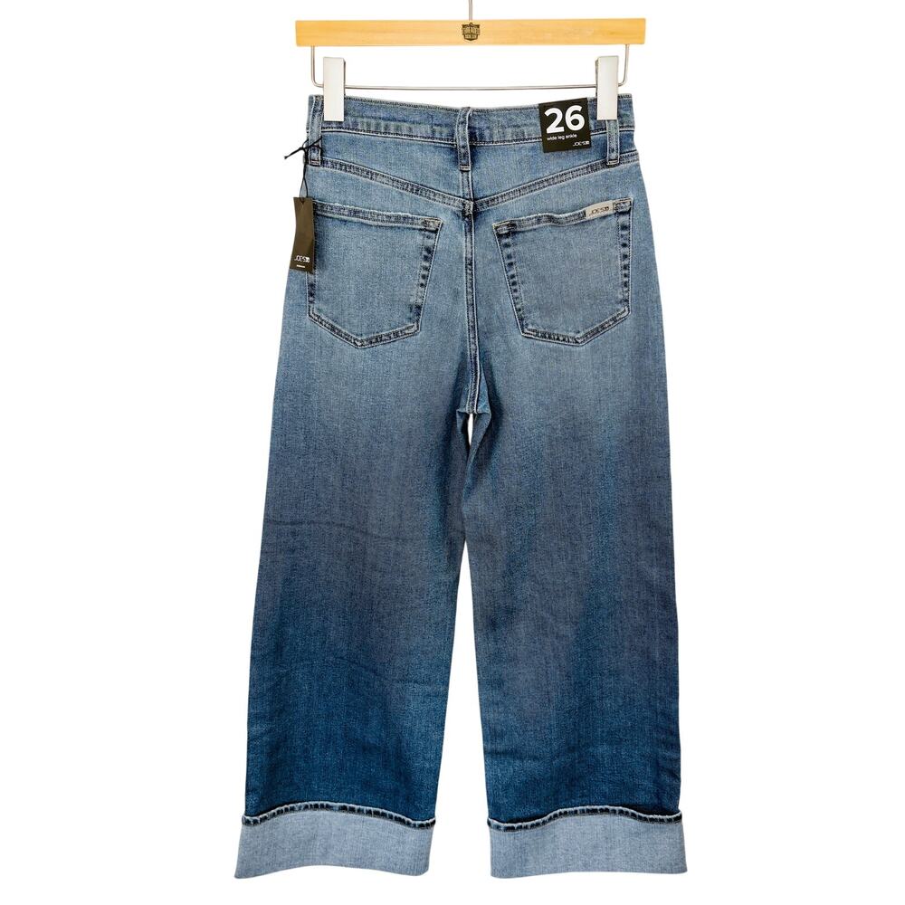 NWT JOE'S JEANS Panama Jeans - High Waist Wide Leg - Ankle Cuffed - Size 26 - Picture 3 of 7